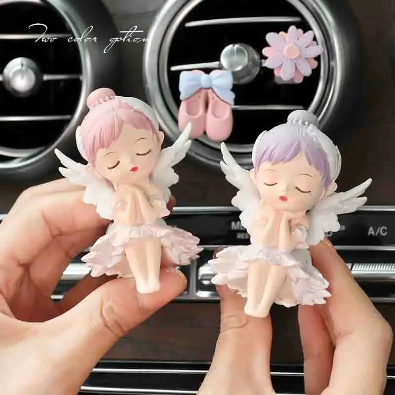 

Cute Ballet Girl Accessories Car Air Freshener Air Outlet Clip Car perfume Diffuser Auto Parts