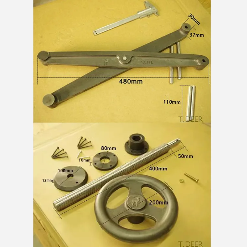 Верстак T.DEER roubo: тиски LV-X + LV4530BW с большим маховиком