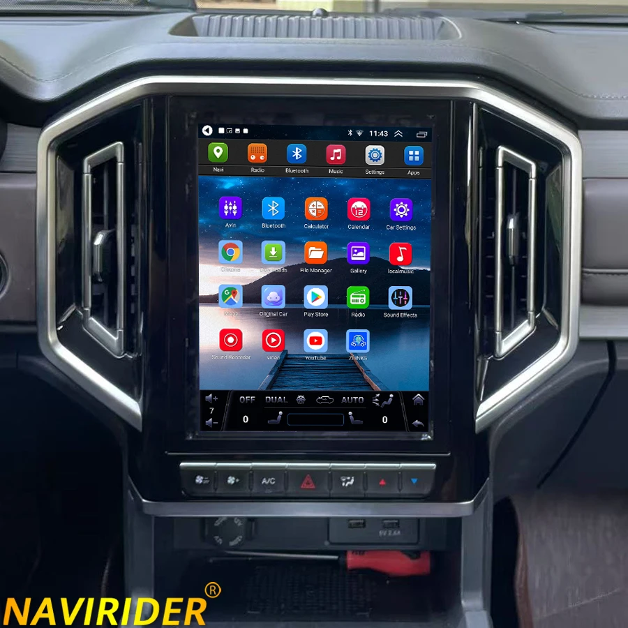 

Мультимедийный видеоплеер для JAC T9 Jianghuai Hantu 2024, Android стерео, автомобильная GPS-навигация, авто Carplay, Bluetooth головное устройство