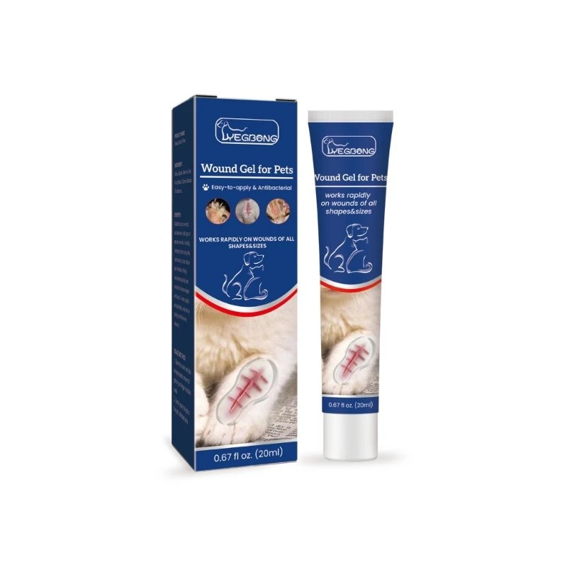 

Гель для ухода за ранами, водостойкий гель для ухода за кожей домашних животных, заживляющий гель для дерматитов, Прямая