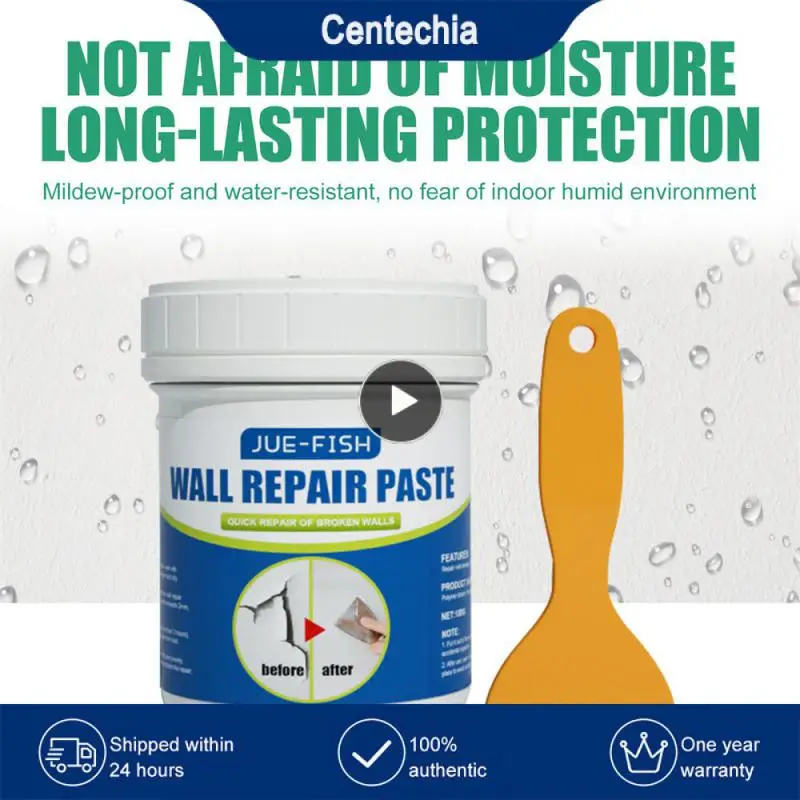 

Household Crack Repair Agent Quick-drying Alkali-resistant Repair Glue Household Accessories Wall Repair Cream 128g General