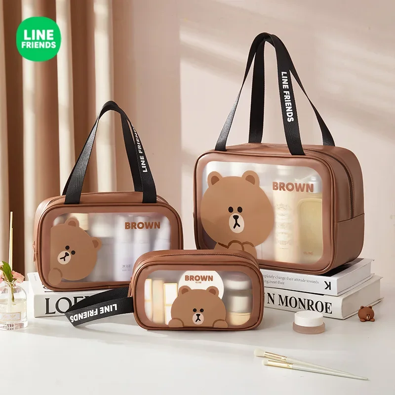 LINE FRIENDS Коричневая портативная спортивная сумка для плавания с героями