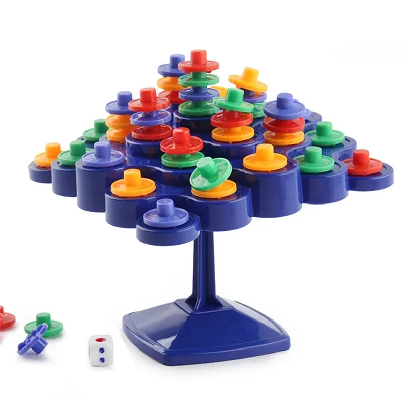 

Novelty Balance Turntable Stacking Board for Parent-Child Activity Boosting kids IQ Children Toy Gift Party Games