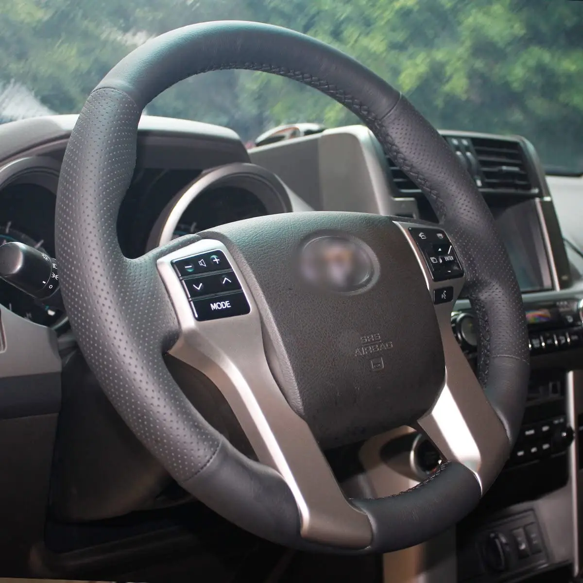 

Чехол на руль из искусственной кожи для Toyota 4runner 2010-2020 2015 2016 2017 2018 2013