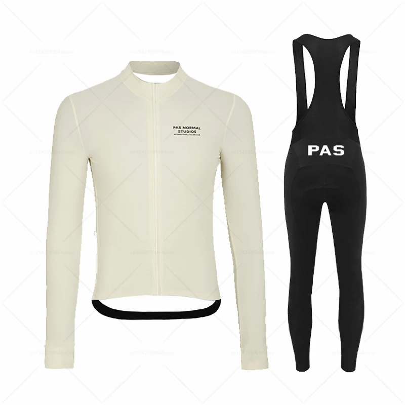 

2022 Pas normal studios Autumn Cycling Jersey Set PNS Long Sleeves Cycling Clothing MTB maillot Bike uniform ropa ciclismo Bib