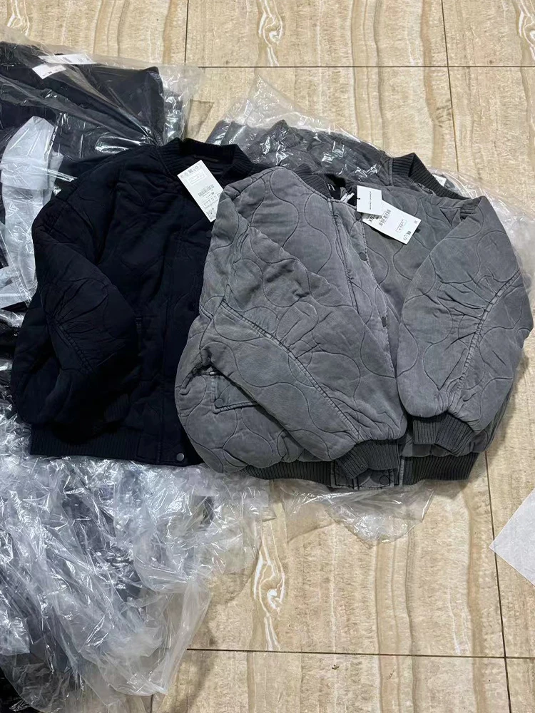 Zach AiIsa Осень-Зима Новинка винтажная потертая старая хлопковая Свободная