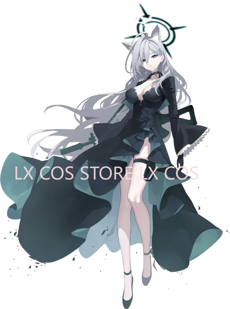 Sunaokami Shiroko платье игра синий архив косплей костюм милый праздничный Хэллоуин