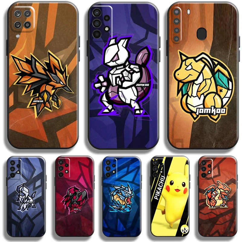 

Pokemon Pikachu For Samsung Galaxy A11 A12 A20 A20E A21 A21S A22 A30 A31 A32 A51 A52 A70 A71 A72 5G Phone Case Funda Back Coque