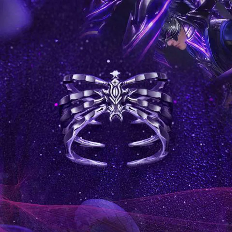 

Fashion Silver Color Spider Ring Opening Adjustable Insect Animal Ring for Men Women Goth Punk Rings Party Jewelry Accessories