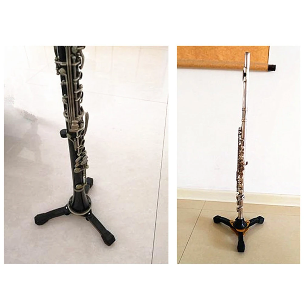 

Foldable Clarinet Tripod Stand Flute Holder Oboe Display Bracket Rest Rack Portable Metal Stand Wind Instrument Accessory
