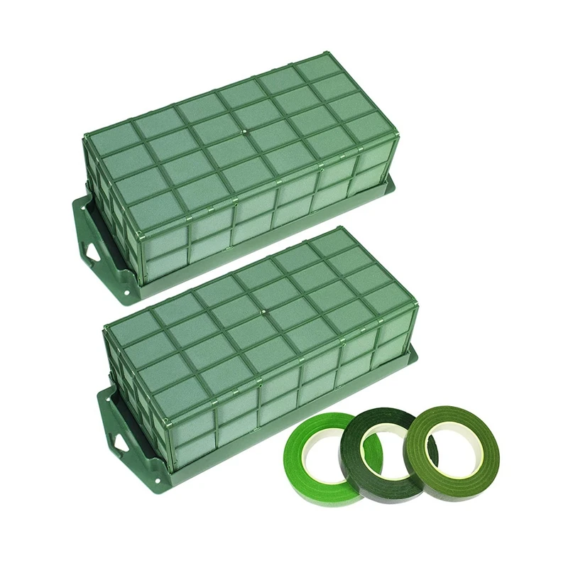 

2 Pcs Floral Foam Cage For Fresh And Artificial Flowers, Dry And Wet Flower Cage Holders For Wedding, Home Decorations