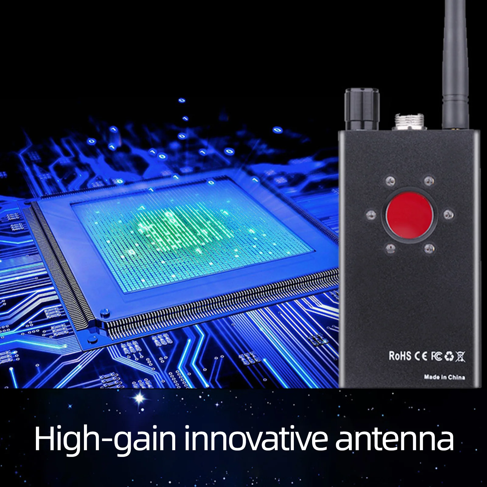 

Radio Detector Wireless Signal Scanner Pinhole Camera Detectors Camera Finder For Wireless Audio Devices High Sensitivity