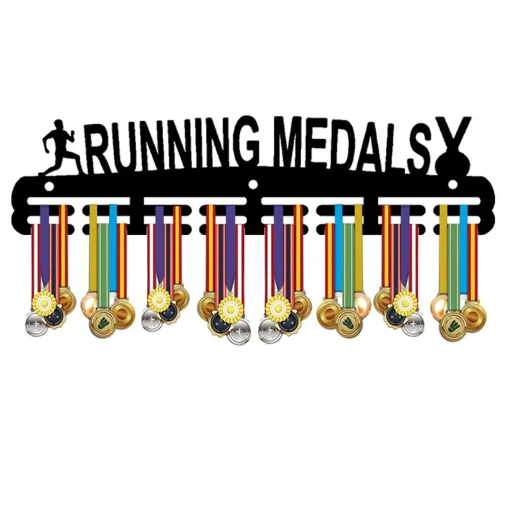 

Вешалка для медали по футболу, прочная акриловая настенная вешалка для медалей для плавания, настенная вешалка для медалей