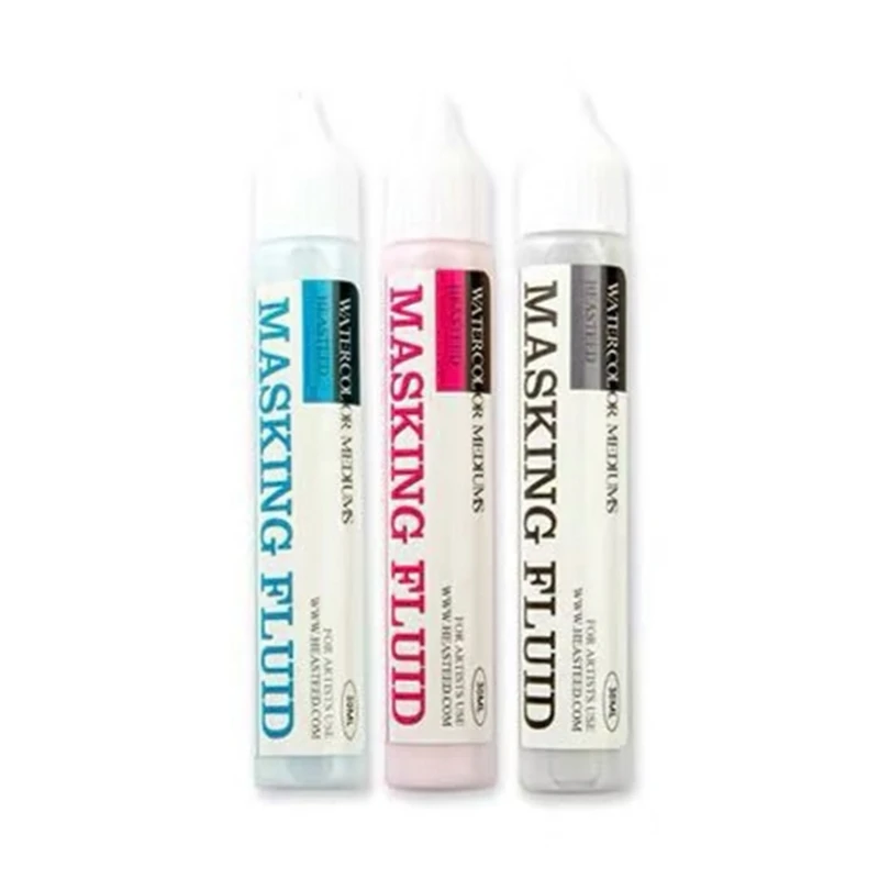 

30ml Art Masking Fluid Watercolor Masking Fluid Pigment Covering Liquid Painting Supplies Red/Blue/Grey Optional