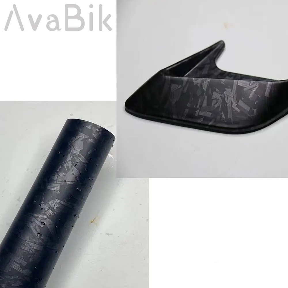 Глянцевая черная красная матовая кованая углеродная ткань Виниловая пленка для