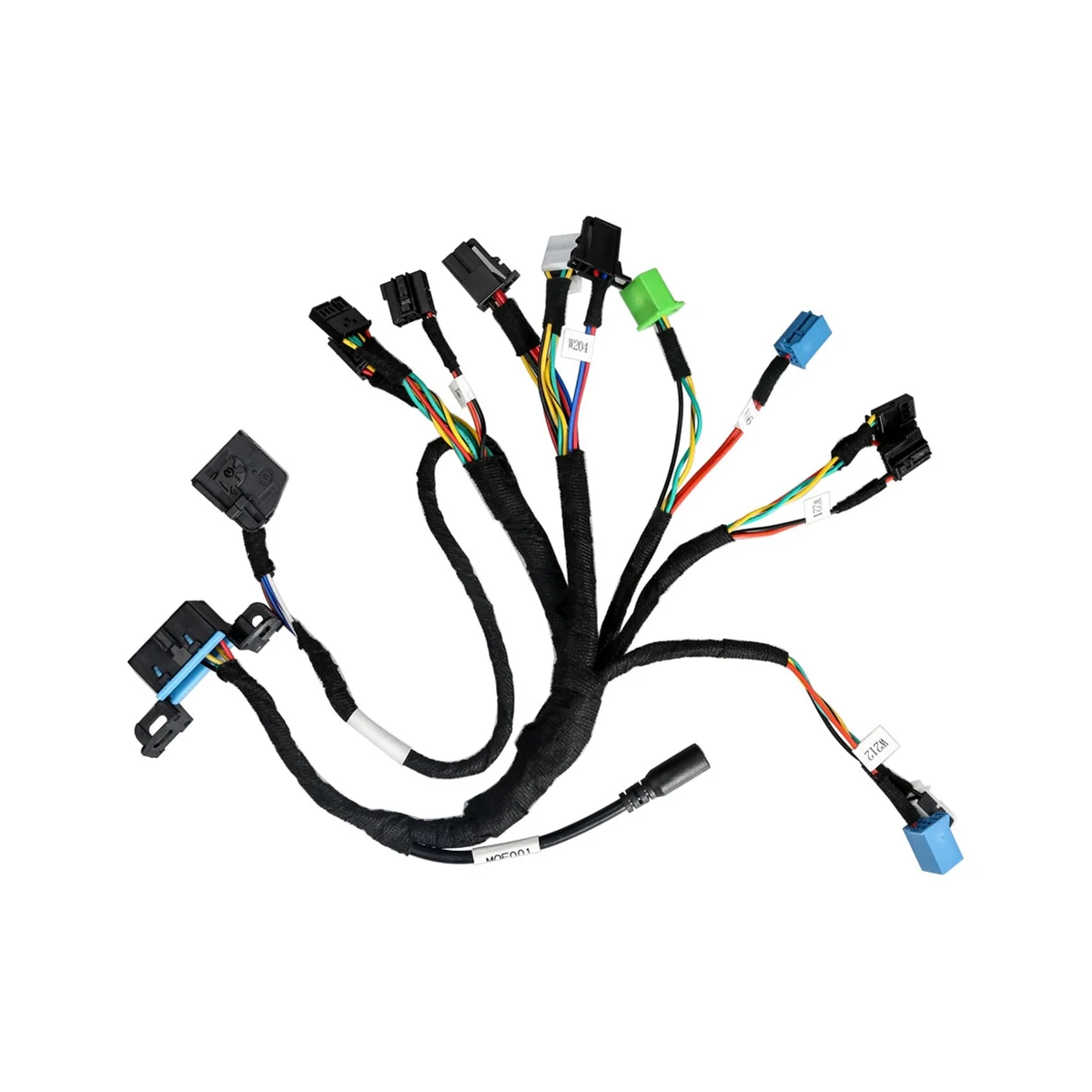 

Works for BENZ EIS/ESL Cable + MOE001 Dashboard Connector 5 IN 1 EIS ELV BENZ Cable Work with VVDI MB BGA Tool