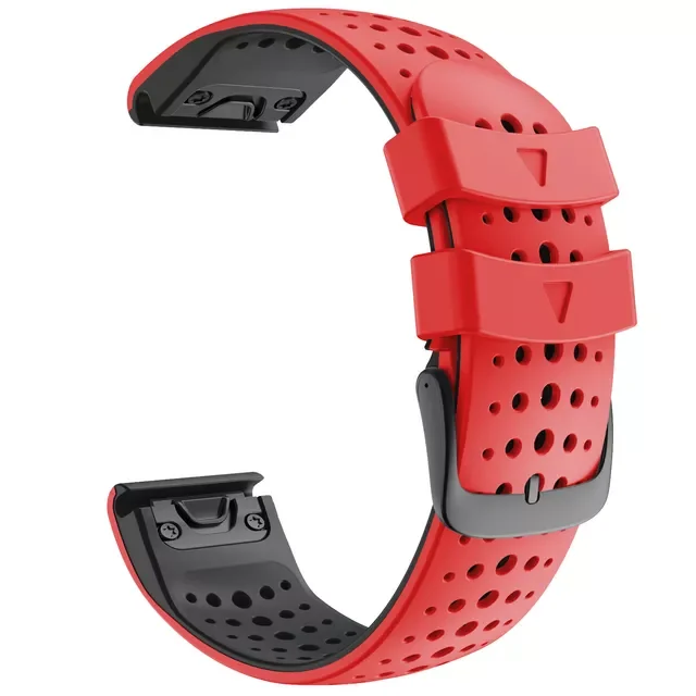 Ремешок силиконовый для наручных часов Garmin Fenix 6X Pro 5X/5Plus/6/6Pro 26 мм |