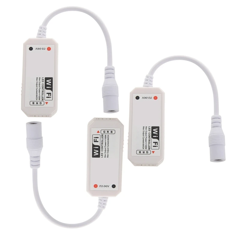 

Hot XD-3X LED WiFi Remote Controller Works with Alexa/Google Home Voice Control for 5050/3528 RGB LED Strip Lights Change