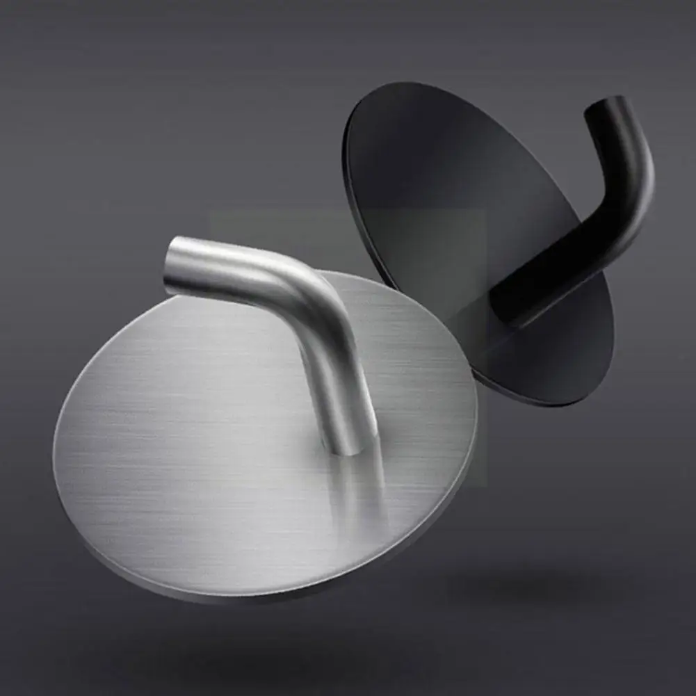 

1 шт., стальной крючок, крепкий, Не оставляющий следов дверь, задний крючок без отверстий, самоклеящийся, настенный крючок Q0I9