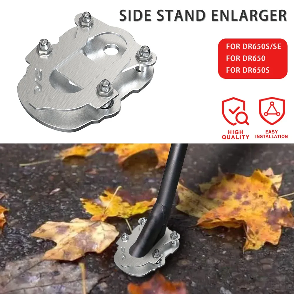

Motorcycle Accessory Side Stand Enlarger Kickstand Plate Pad FOR SUZUKI DR650 2020 2019 2018 2017 2016 2015 2014 2013 1996-2021
