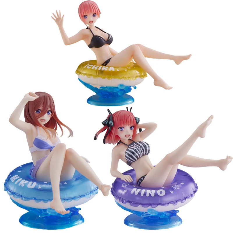 

Original Stock TAiTO AFG Aqua Float Girls Nakano Miku Nakano Nino Nakano Ichika The Quintessential Quintuplets Anime Model Toys