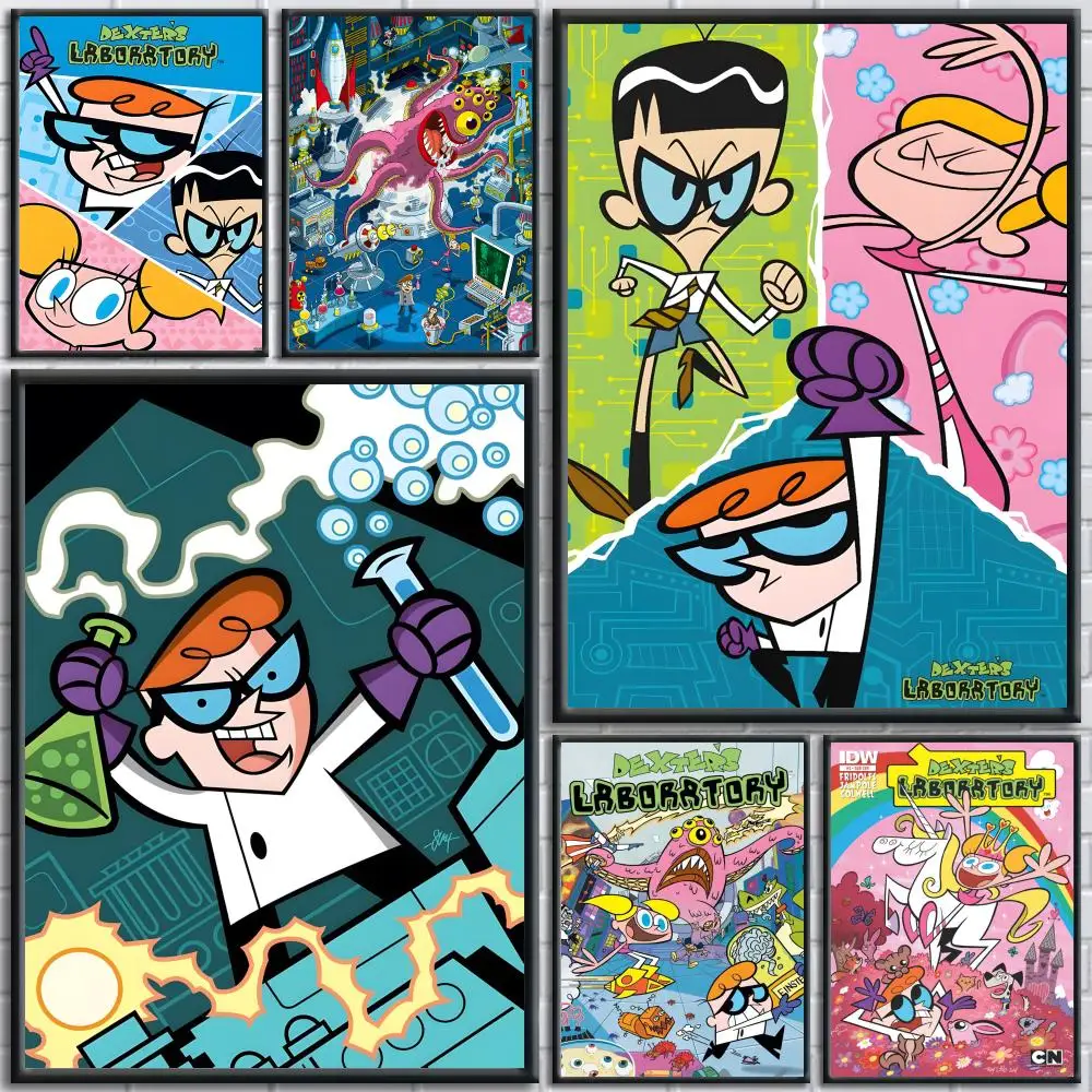 Фото Постер с изображением D-Dexters L-Laboratory, хорошее качество, HD, самоклеящийся, водонепроницаемый, настенный декор, идеально подходит для дома, офиса, общежития, спальни. №1