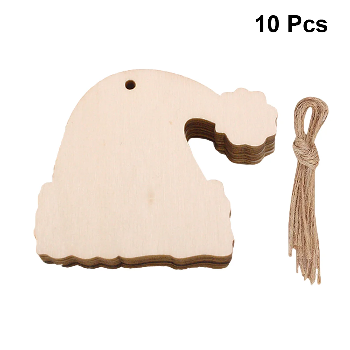 

Wooden Hat Santa Decoration Christmas Tags Gift Xmas Wedding Vintage Favors Partydiy Wood Blank Unfinished Tag Hanging Tree