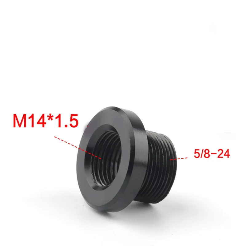 

2pcs 5/8-24 to M14x1.5 Black Aluminum Fuel Filter Thread Adapter Auto Parts For NAPA 4003 WIX 24003