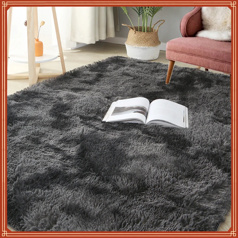 

Carpet for Living Room Plush Rug Bed Room Floor Fluffy Mats Anti-slip Home Decor Rugs Soft Velvet Carpets Kids Room Blanket