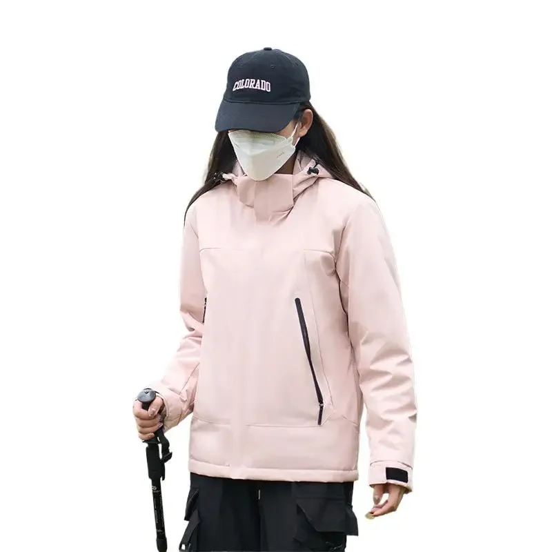 2024 Autumn/Winter Graphene Outdoor Cotton Coat Waterproof Windproof Dirty-resistant Jacket High-quality Couple