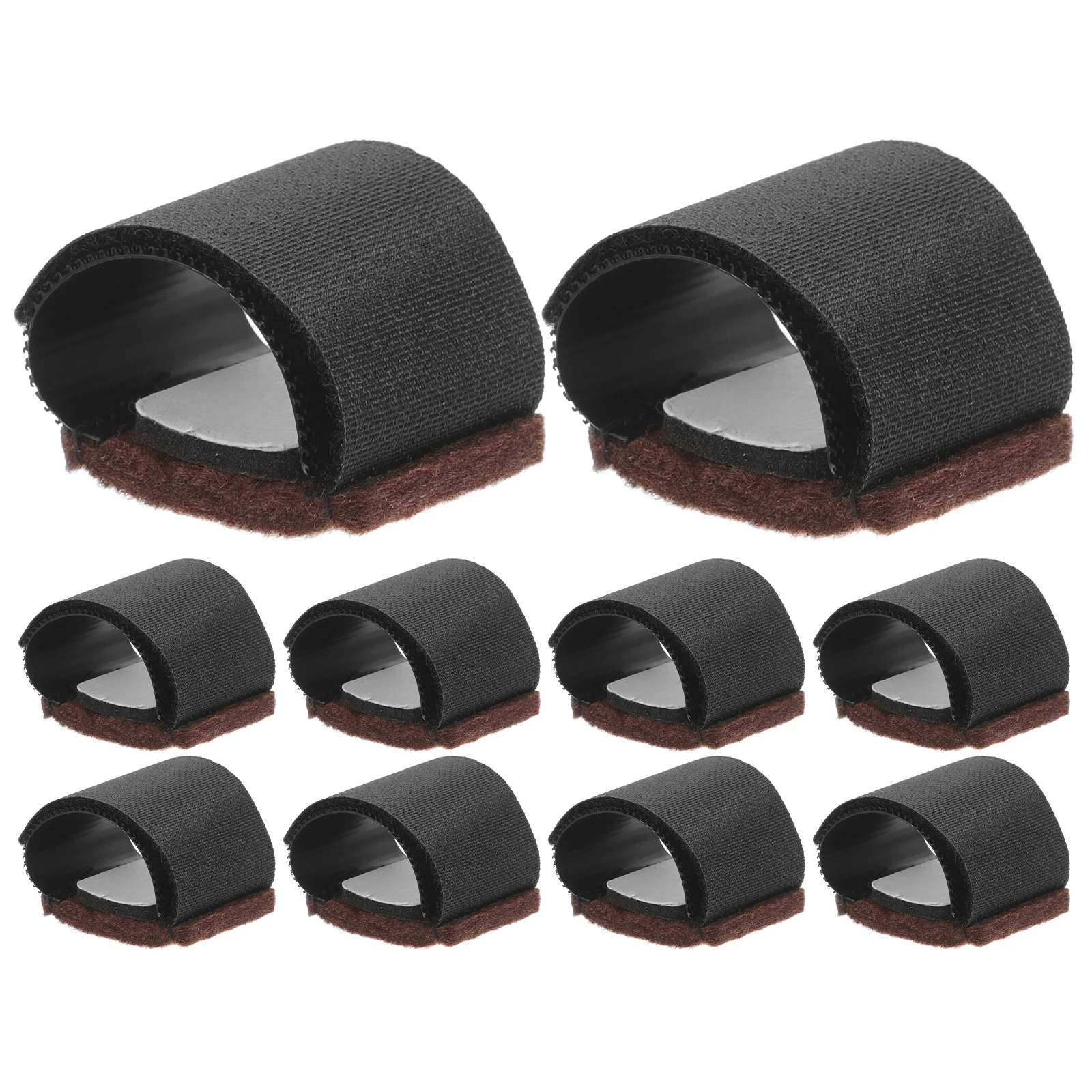 

10 Pcs Protective Case Foot Pad Chair Leg Pads Hardwood Floor Protectors