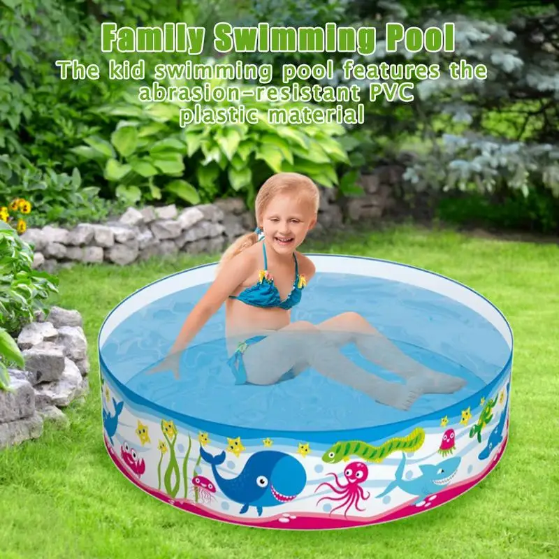 

Kids Swimming Pool Baby Bath Tub Non-Slip Baby Bathtub Large Foldable Shower Basin For Kid Infant Toddler Teens 59.84x9.84in