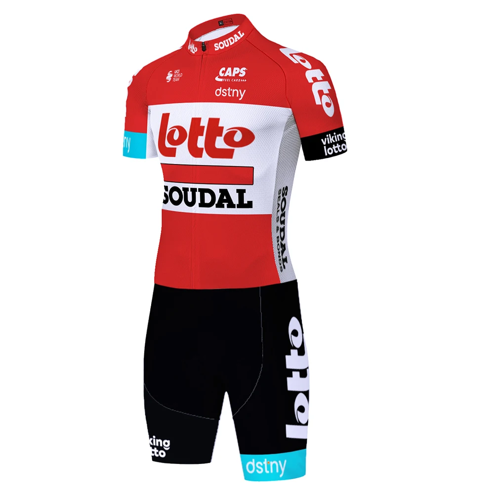 2023 lotto soudal triathlon skinsuit комплект женской одежды Одежда для велоспорта трикотажная