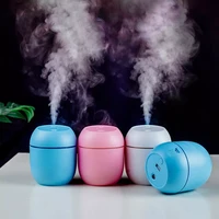 mini car humidifier 250ml essential oil diffuser 2 modes usb auto power off with led light for home car mist maker face steamer