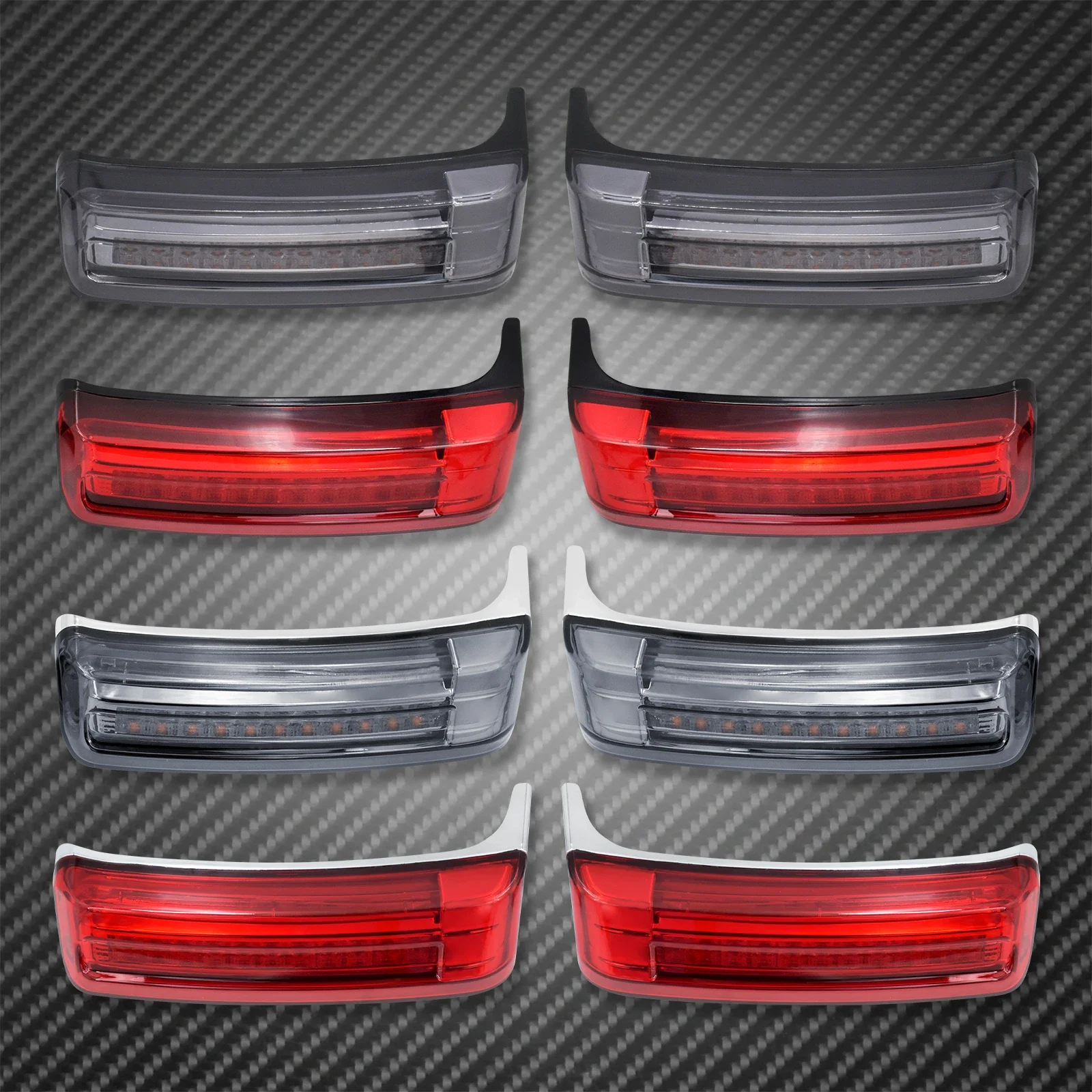 Для Harley Touring Road King Limited CVO FLHR 1997-2012 2013 светодиодная седельная сумка для мотоцикла