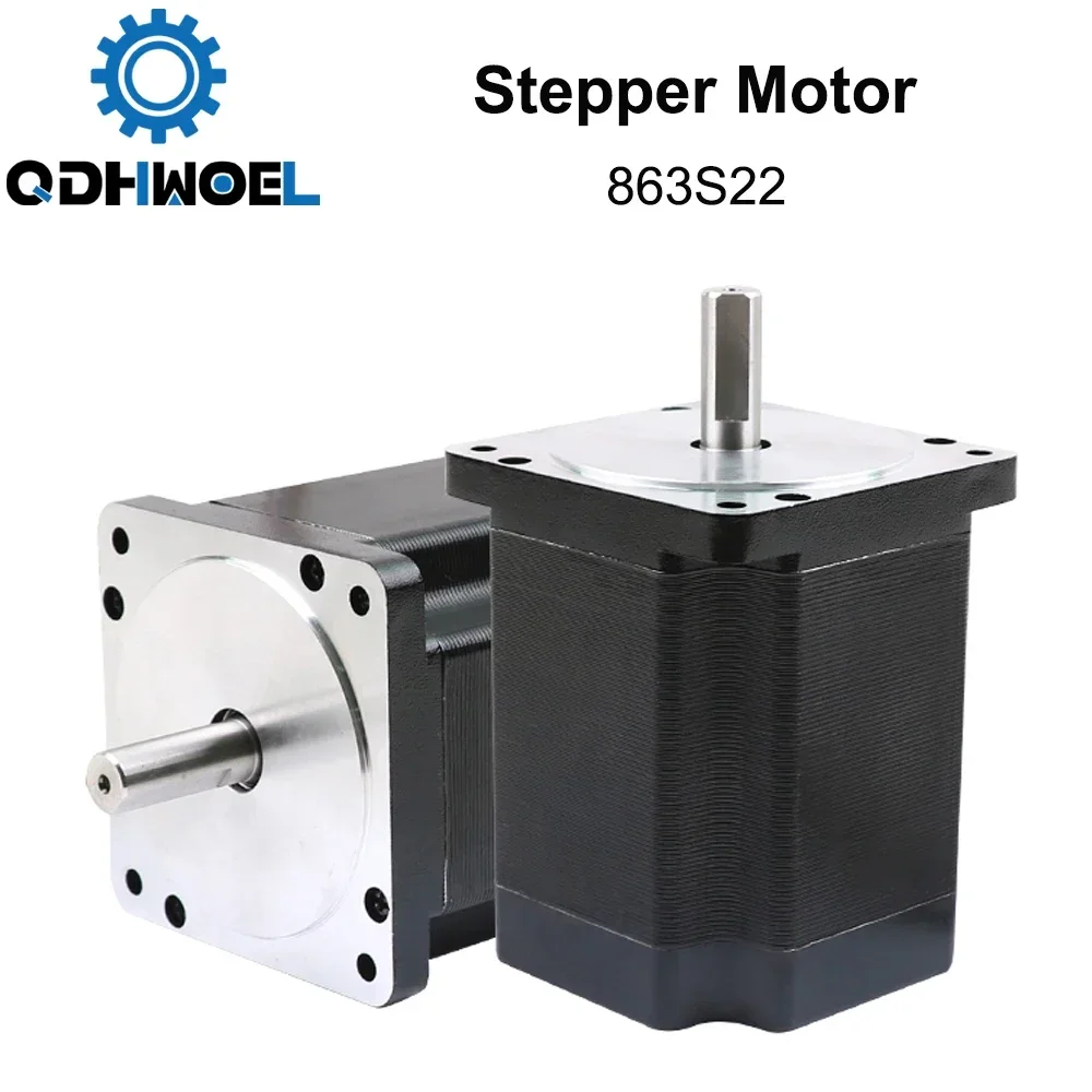QDHWOEL Leadshine 3-фазный шаговый двигатель 863S22 для NEMA34 5A Длина 71 мм Вал 12 мм (art.: 3920cf2c3af5d) - 3920cf2c3af5d