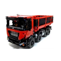 compatible with lego tech 8x4 dump truck parts pack remote control electric building blocks mens gift