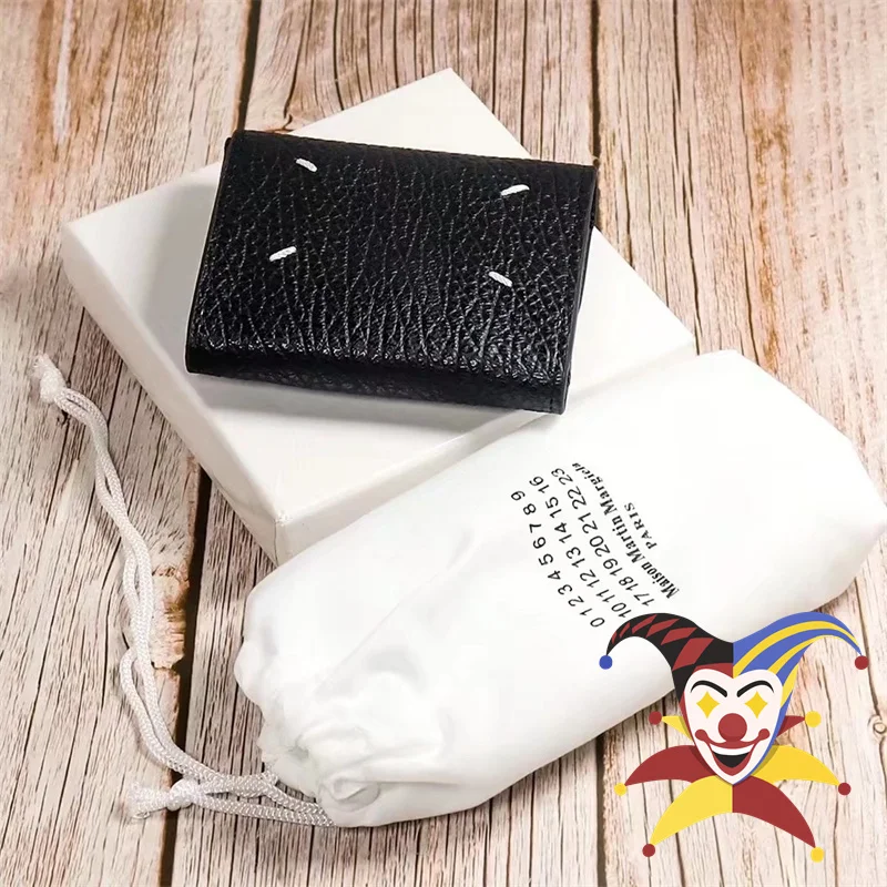 

2023ss MM6 Margiela Leather Wallet Men Women 1:1 Best Quality Coin Purses
