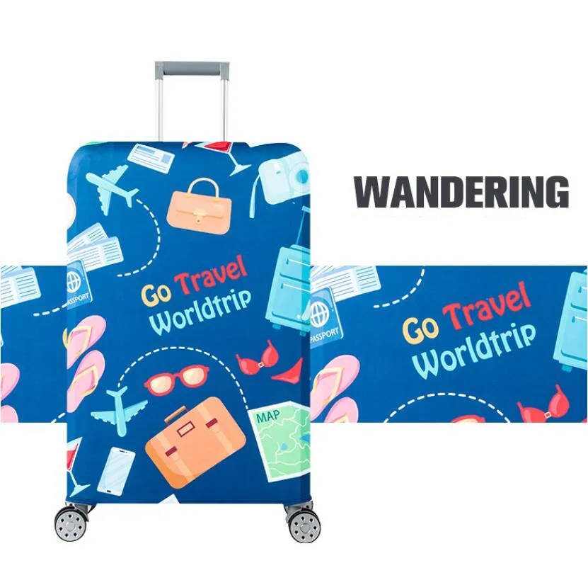 2022 Travel Suitcase Thickened Protective Cover Suitcase Dust Cover Suitcase Protective Cover For 18-32 inch Suitcases Luggage