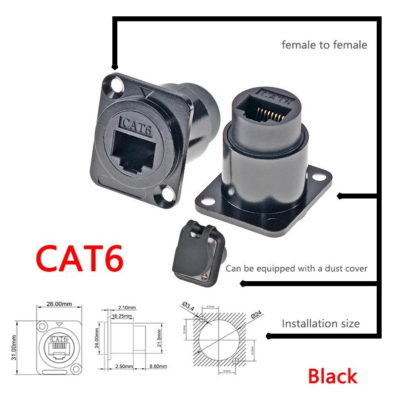 Металлический модуль типа D 1 шт. RJ45 CAT6 USB 2 0/3 0 тип C и HDMI-разъем через сетевую панель