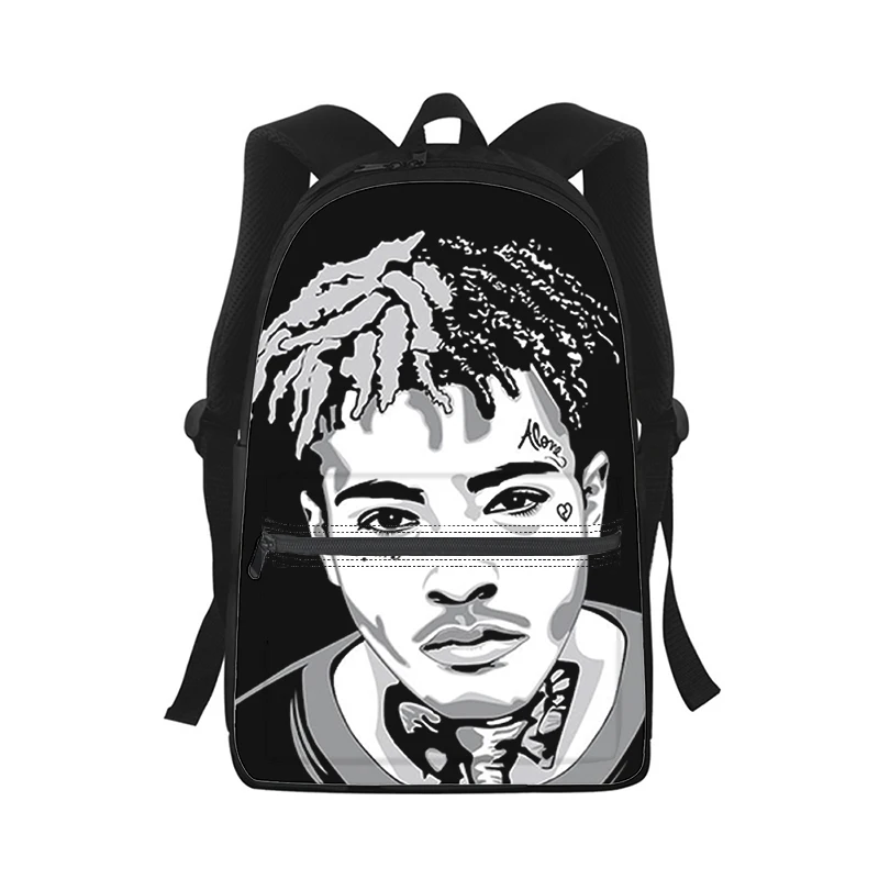 

Xxxtentacion Rapper Men Women Backpack 3D Print Fashion Student School Bag Laptop Backpack Kids Travel Shoulder Bag