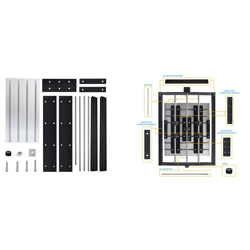 CNC Extension Kit Upgrade Kit 3018 To 3040 Compatible With CNC Engraving Milling Machine