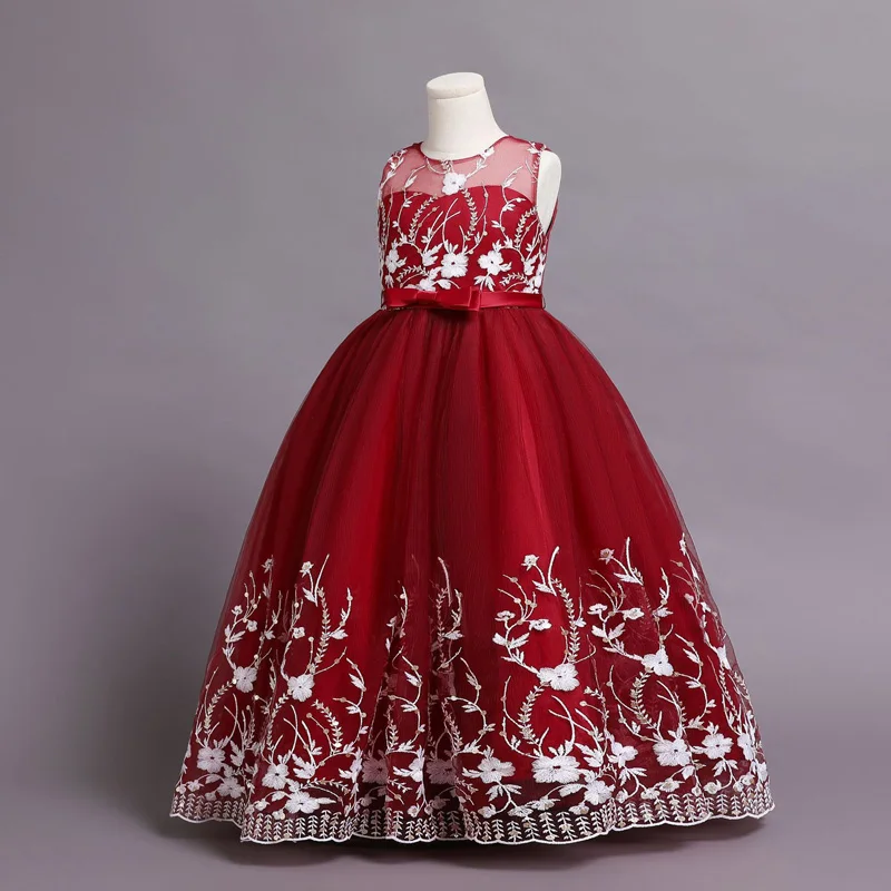 

Женское кружевное платье принцессы, длинное платье с вышивкой в виде лепестков, платье для подружки невесты на свадьбу