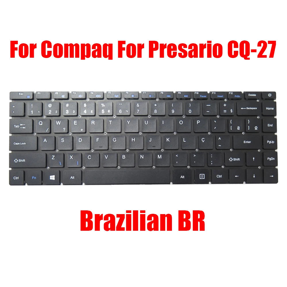 

Laptop Replacement Keyboard For Compaq For Presario CQ-27 Brazilian BR Black Without Frame New