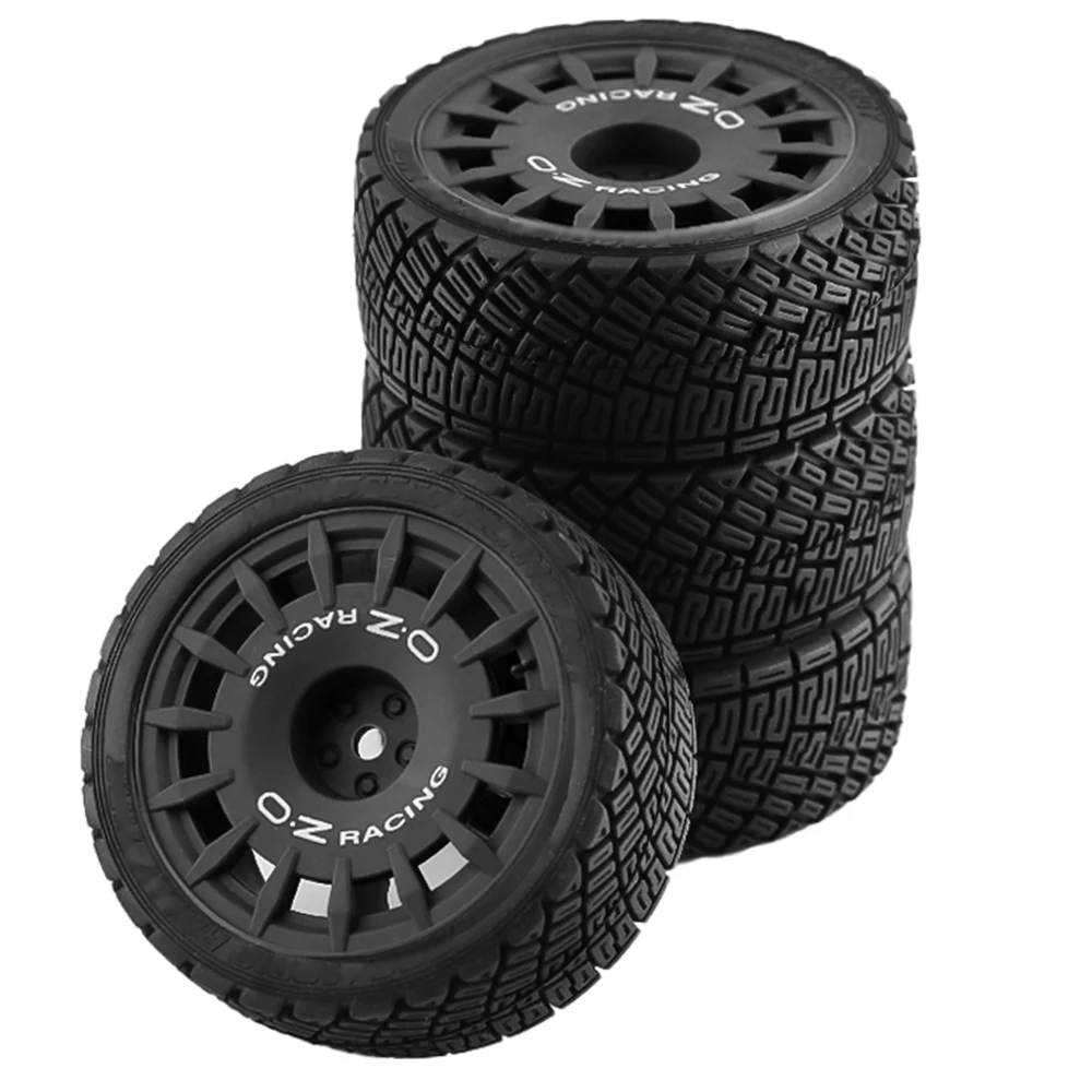 

4 шт. резиновые шины и пластиковые колесные диски 12 мм Шестигранная ступица для 1/8 1/10 HSP HPI Redcat Tamiya короткий курс RC на дороге гоночный автомоби...