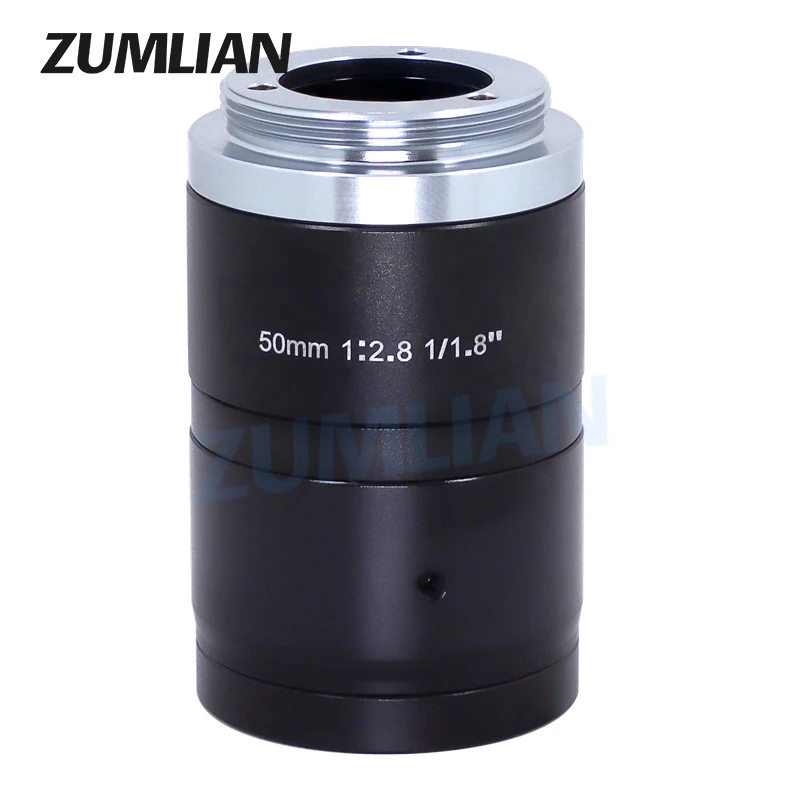 ZUMLIAN 50 мм объектив C-Mount FA 1/1.8 ''IMX178 CMOS F2.8 ручная Радужная фотокамера 5