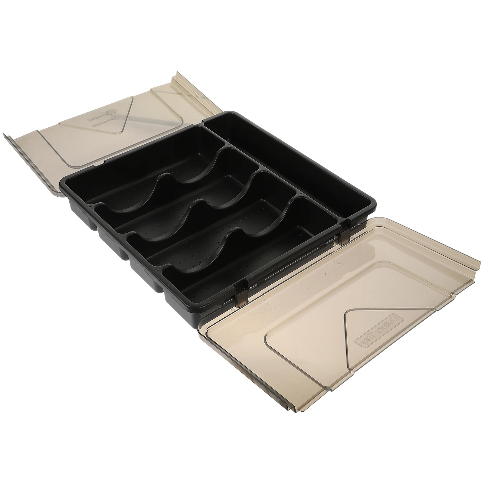 

Silverware Cutlery Storage Box Drawer Organizer Kitchen Utensils Flatware Chopsticks Small Drawers Tray Lid Organization