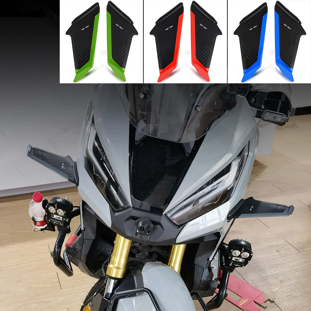 Фото Мотоциклетный аэродинамический спойлер Winglet комплект крыла для Honda CBR500R CBR600 CBR650R CBR1000 CBR650F CBR300R CBR 500R 650R 1000 №3