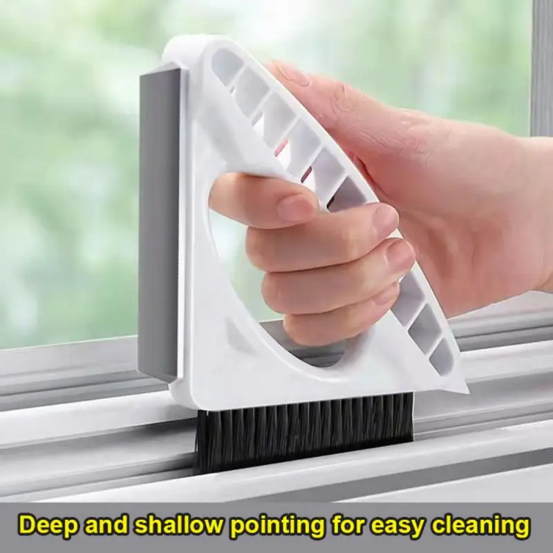 

2022 Creative Gap Groove Cleaning Brush Magic Window Cleaning Brush-Quickly Clean All Corners Gaps Track 3In1 Cleaner Tool