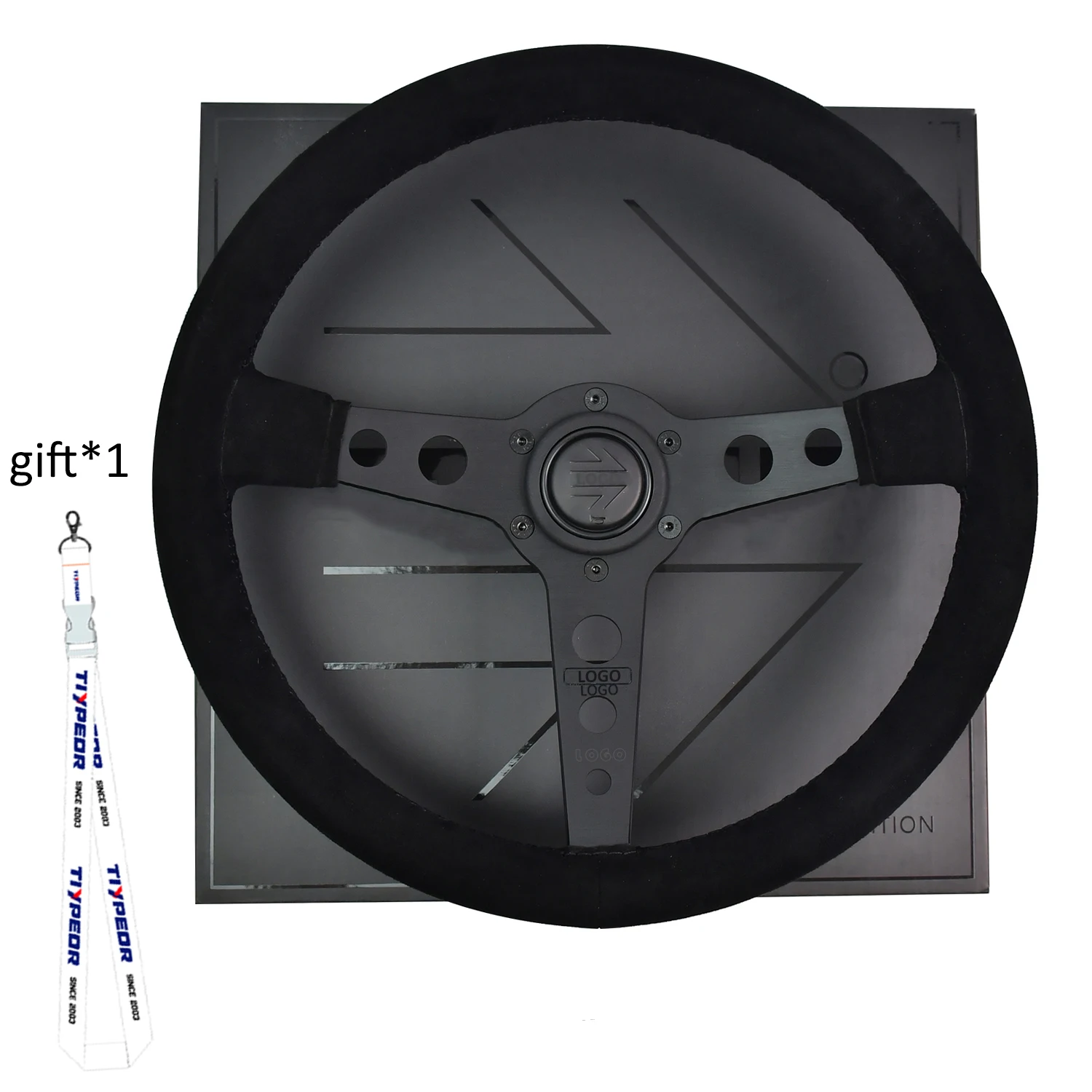 

Универсальное кожаное Спортивное Рулевое Колесо 350 мм 14 'прототип P5 черного цвета для SIM-карты